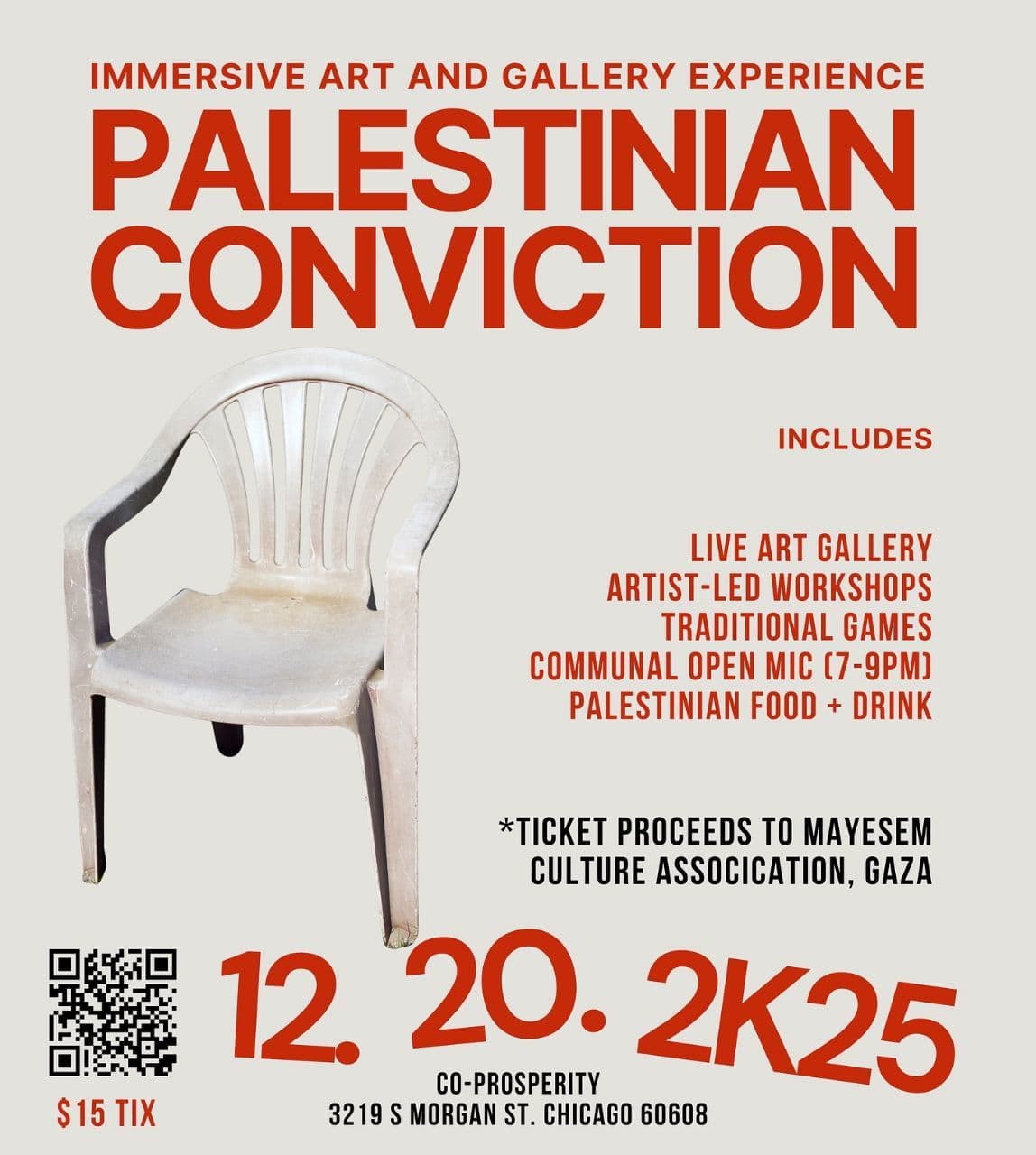 IMMERSIVE ART AND GALLERY EXPERIENCE PALESTINIAN CONVICTION