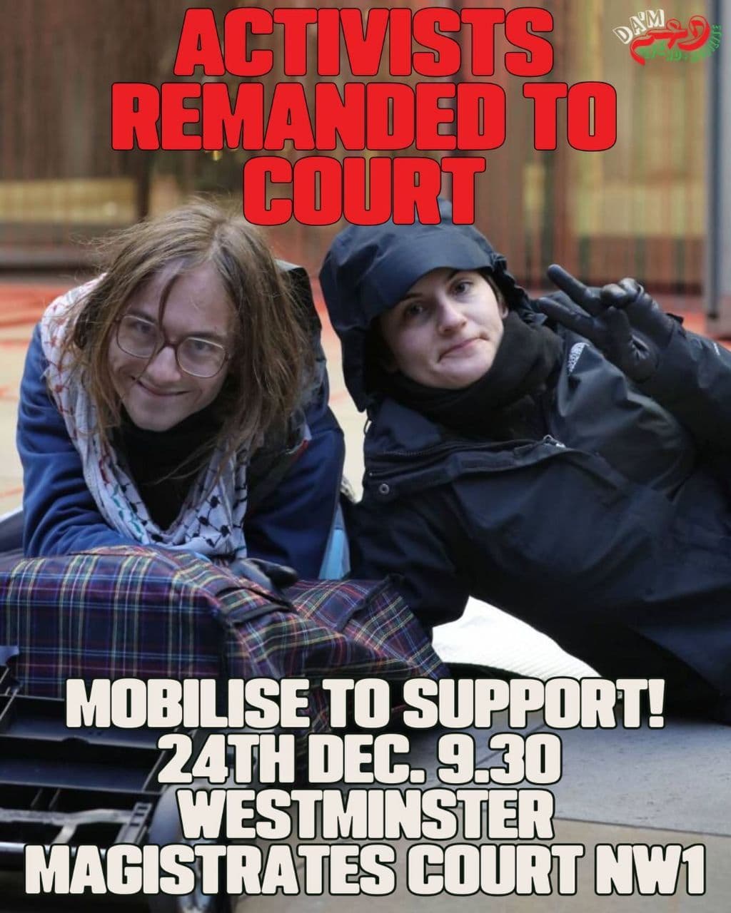 ACTIVISTS REMANDED TO COURT