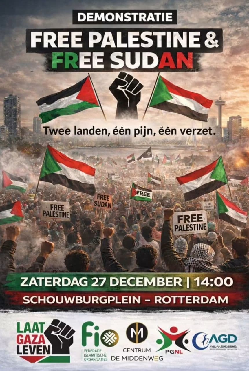 FREE PALESTINE & FREE SUDAN