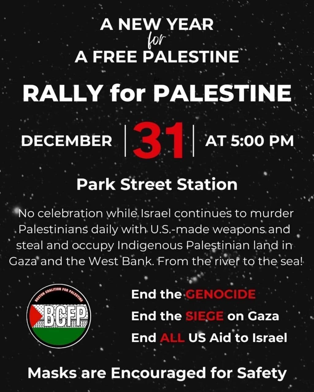 RALLY for PALESTINE