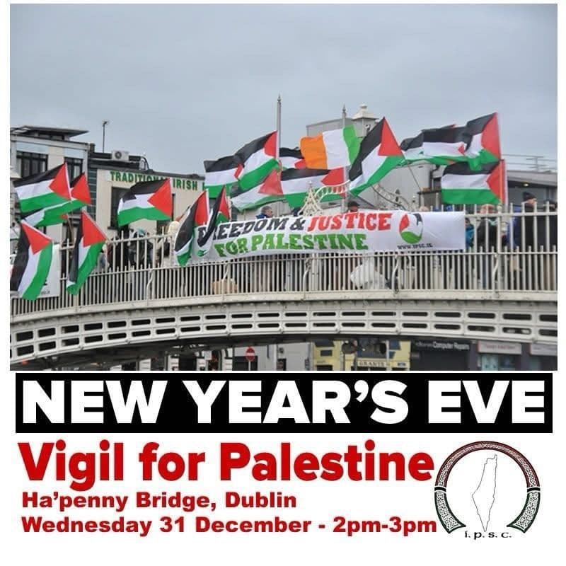 NEW YEAR'S EVE Vigil for Palestine