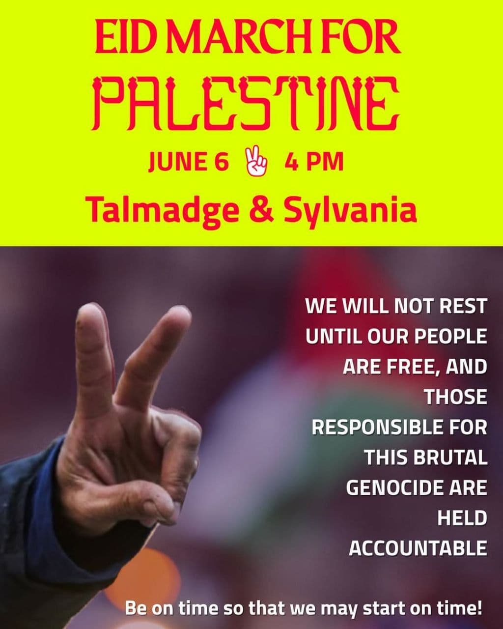EID MARCH FOR PALESTINE