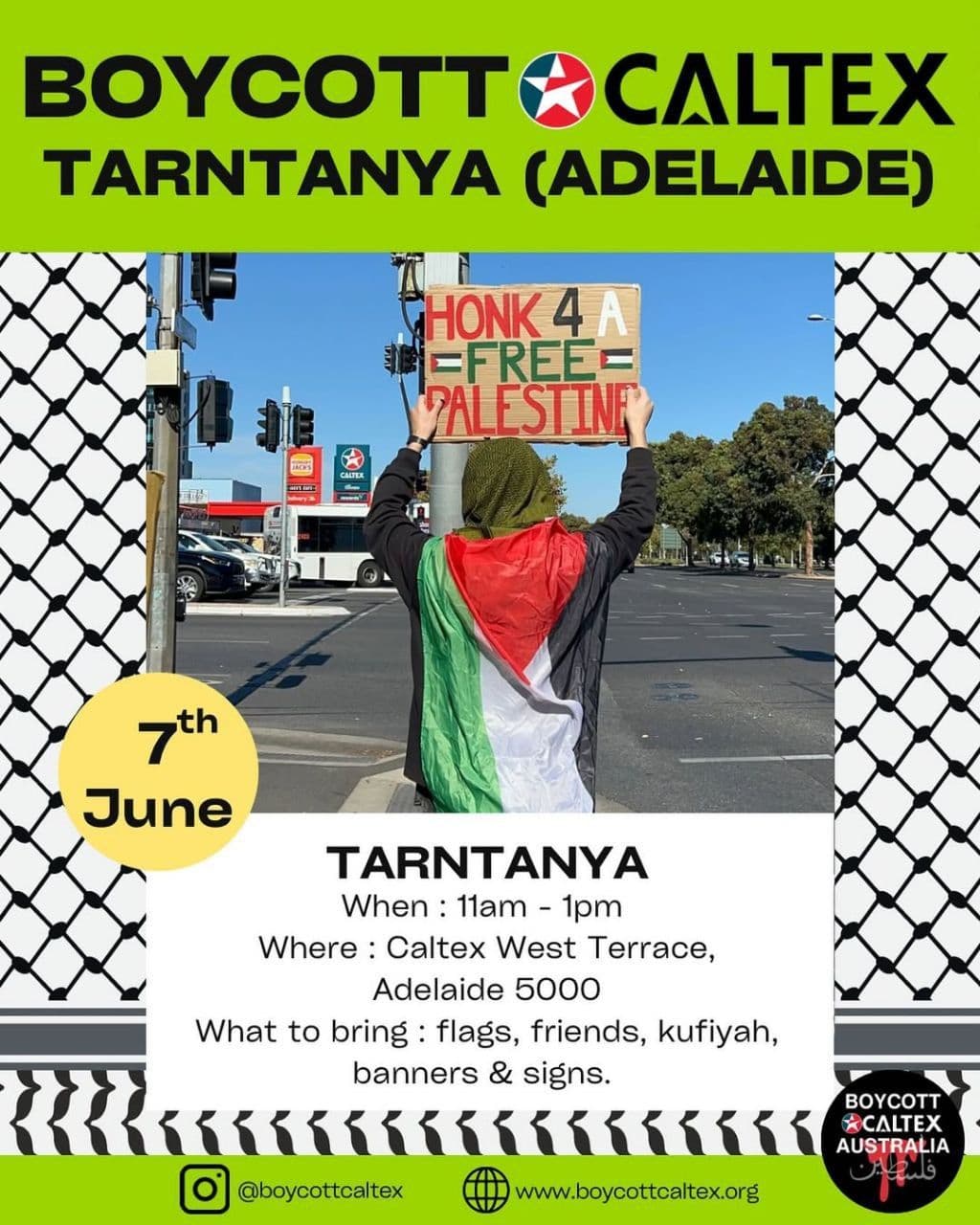 BOYCOTT CALTEX