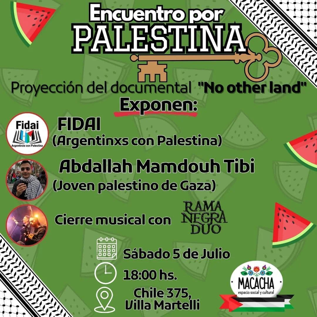 Encuentro por PALESTINA