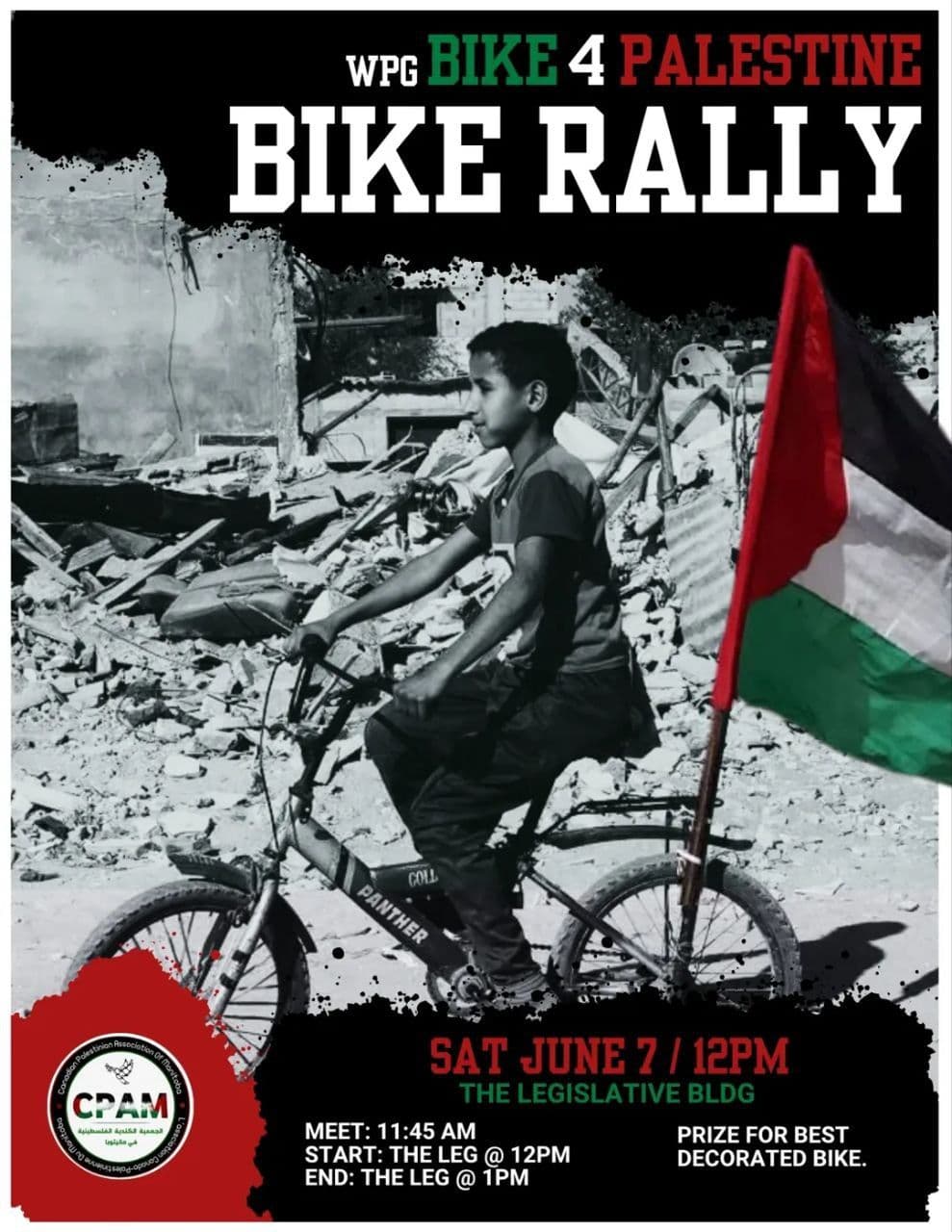 BIKE FOR PALESTINE