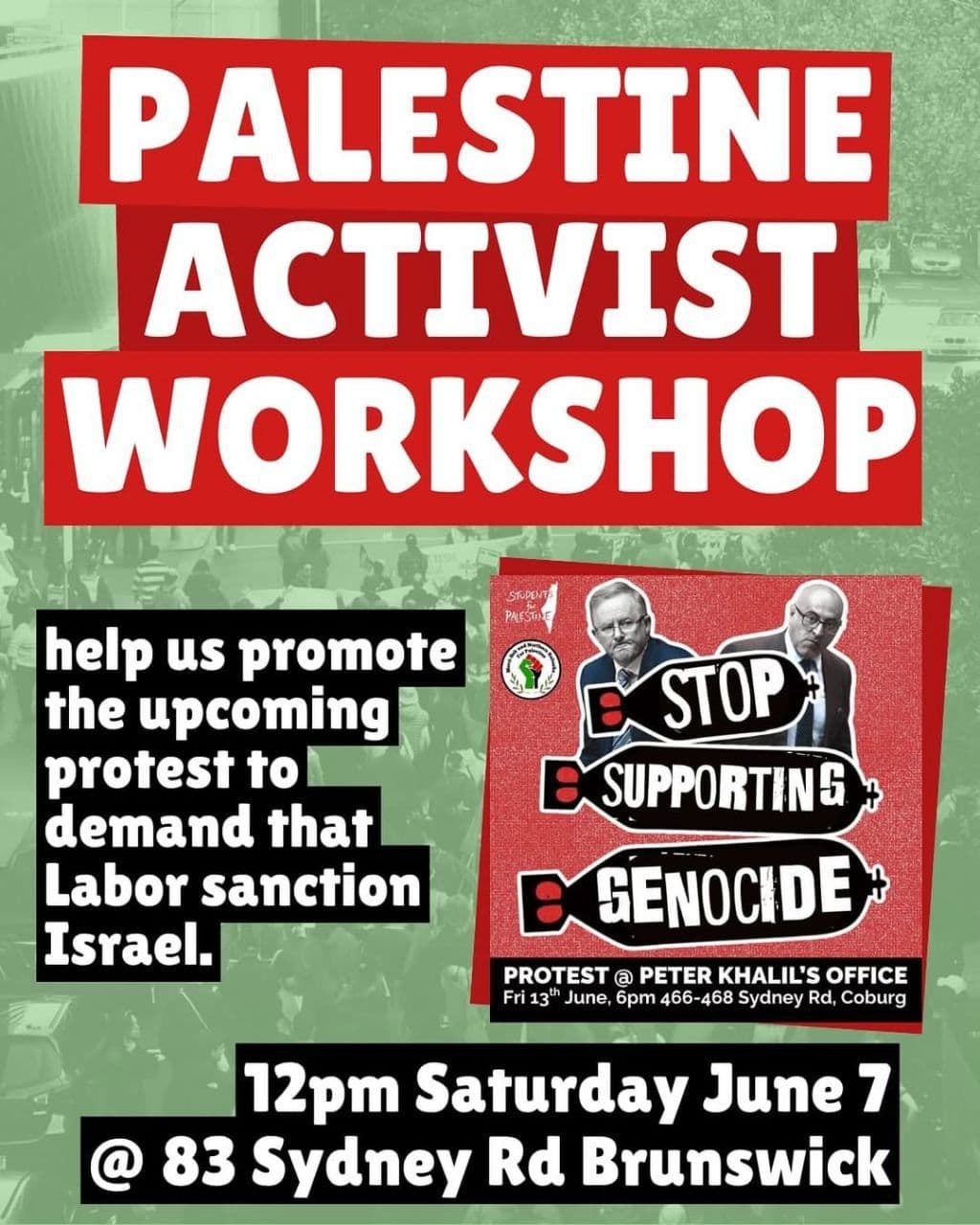 PALESTINE ACTIVIST WORKSHOP