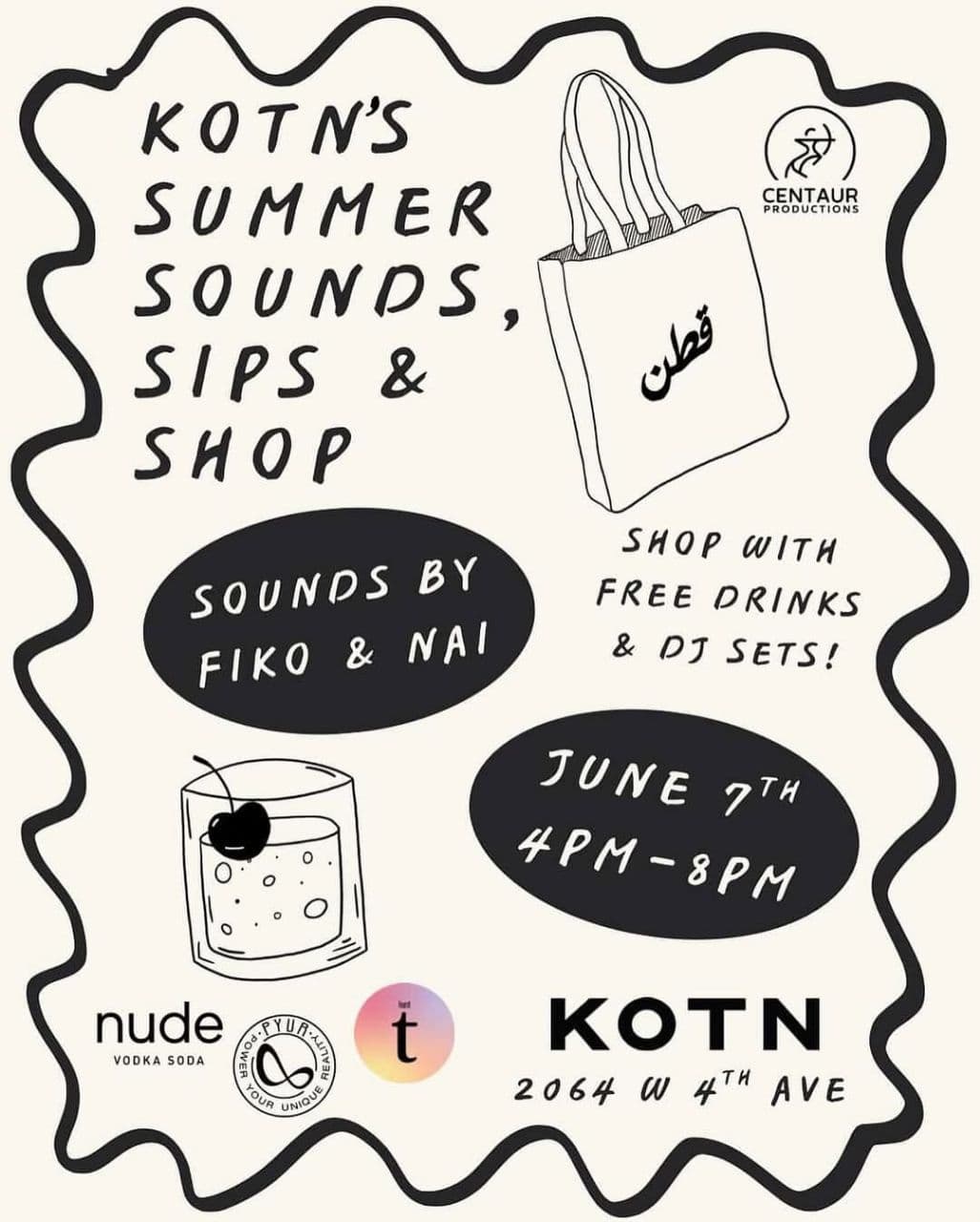 Join us for KOTN’s Summer Sounds, Sips & Shop