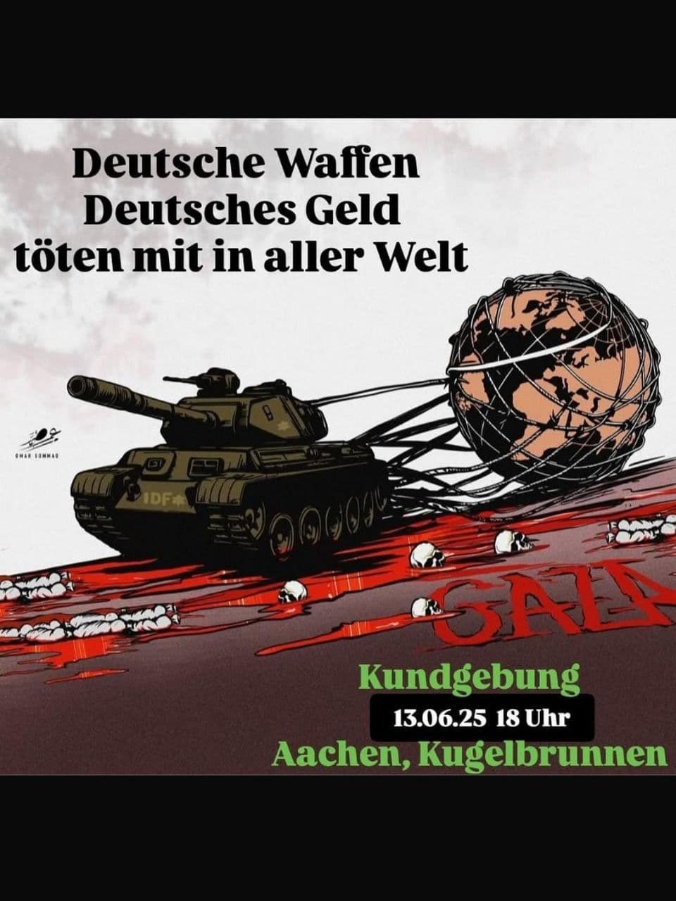 Deutsche Waffen Deutsches Geld töten mit in aller Welt