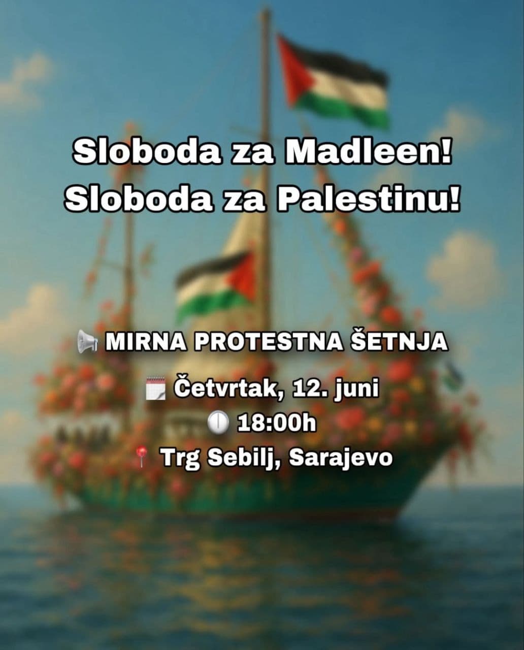 Sloboda za Madleen! Sloboda za Palestinu!