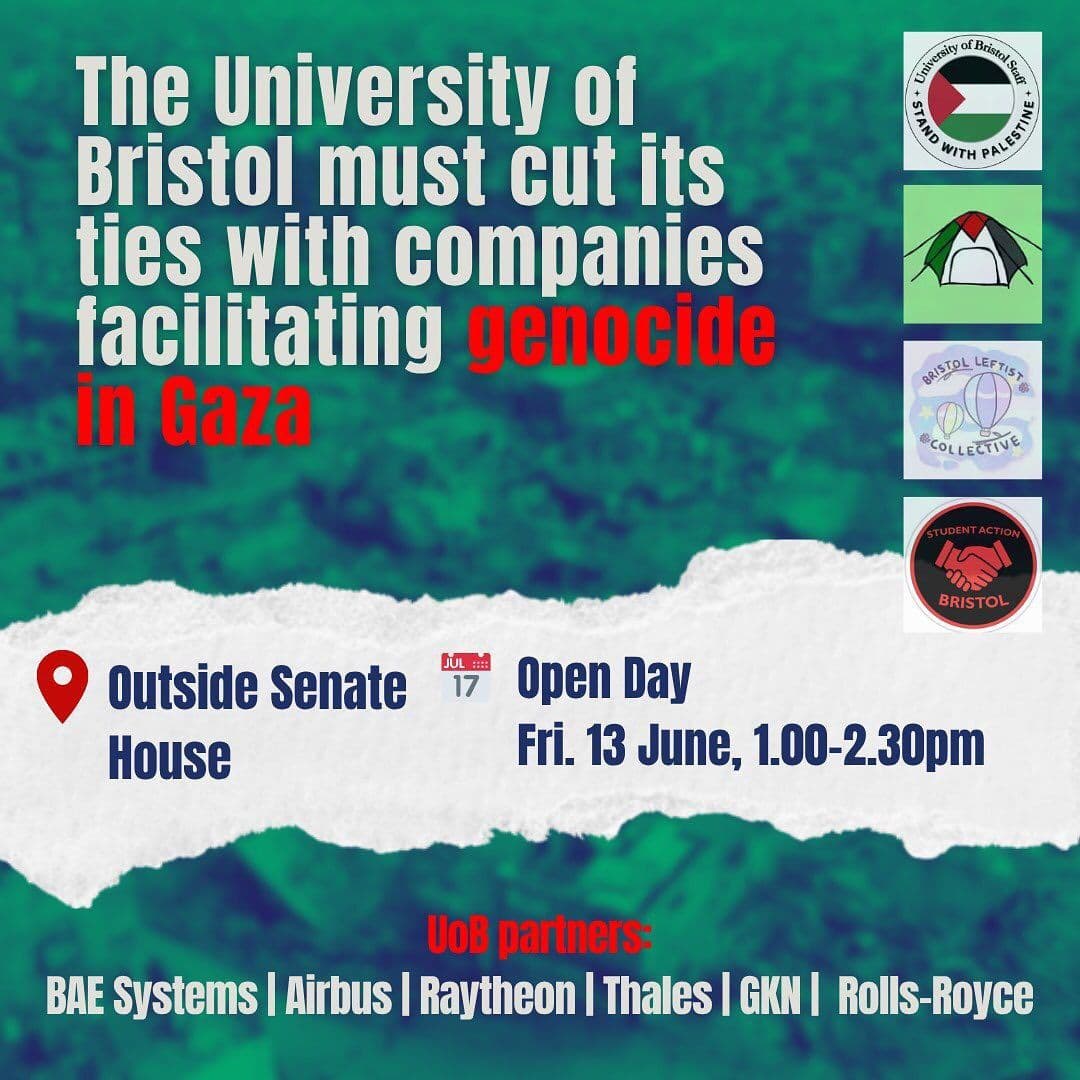 UoB STOP ARMING ISRAEL PROTEST