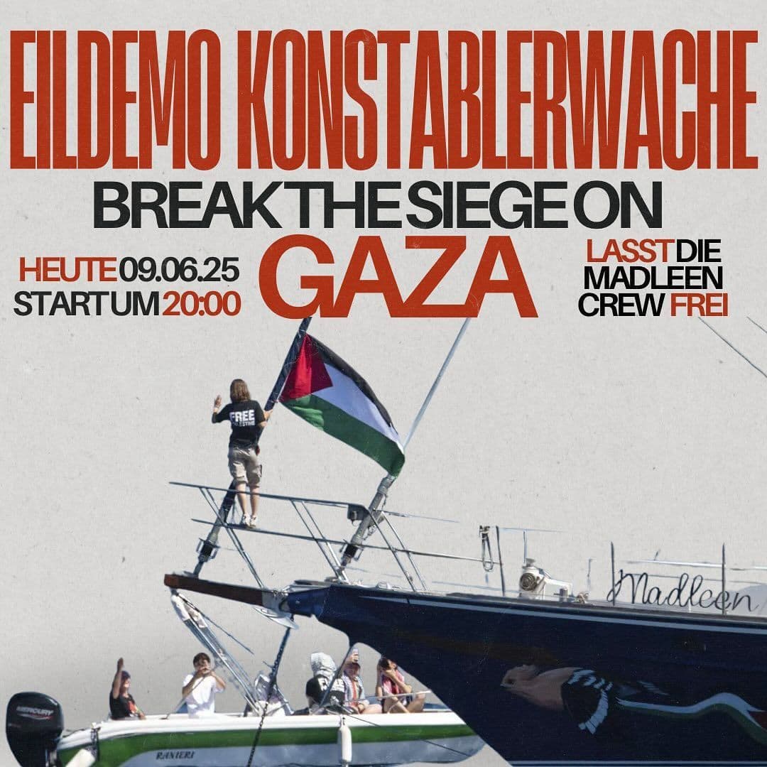 ELDEMD KONSTABLERWAGHE Break the siege on Gaza