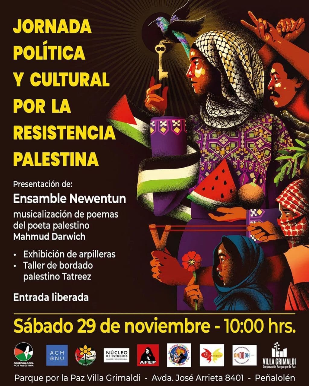 JORNADA POLÍTICA Y CULTURAL POR LA RESISTENCIA PALESTINA