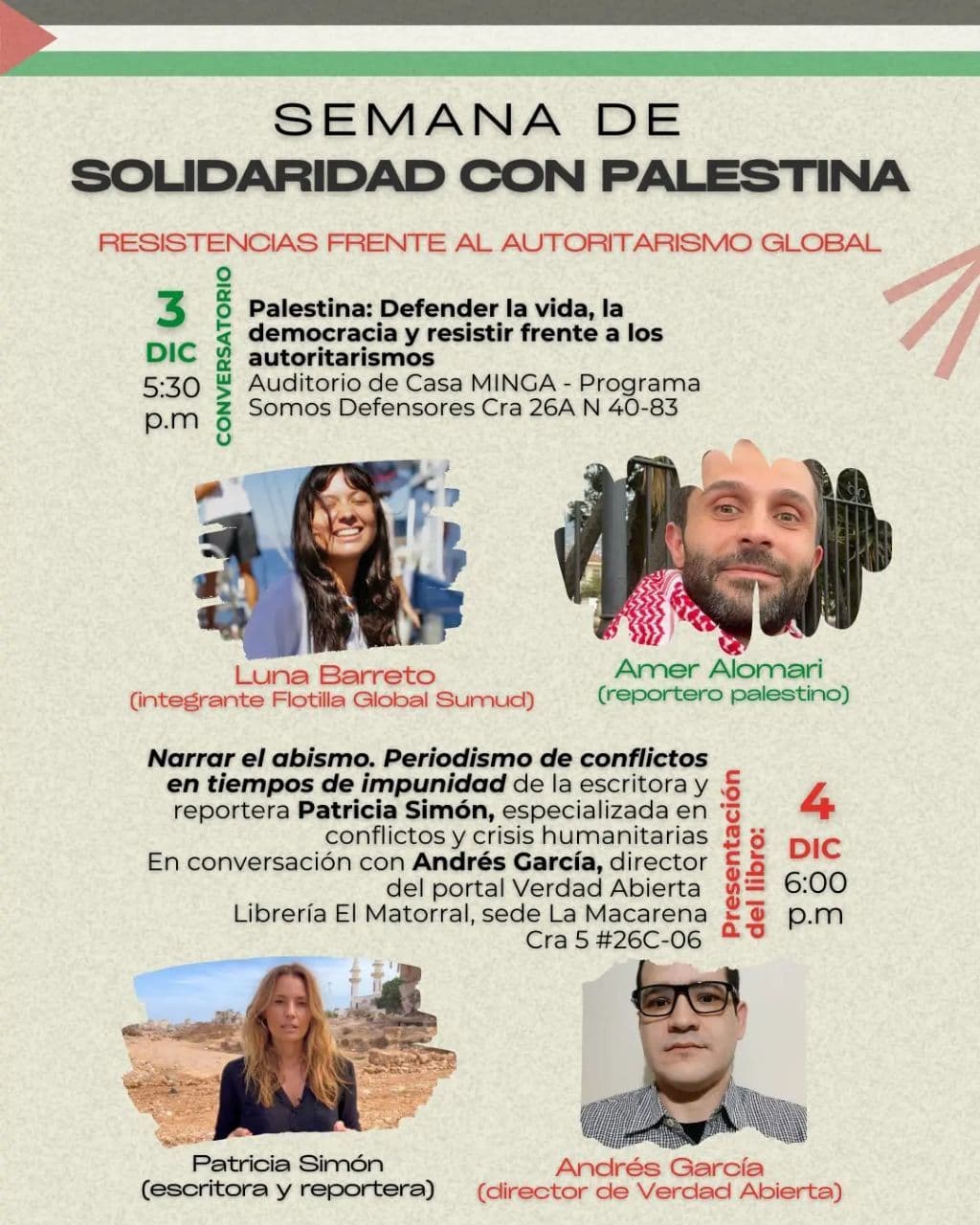 SEMANA DE SOLIDARIDAD CON PALESTINA / 3 December 