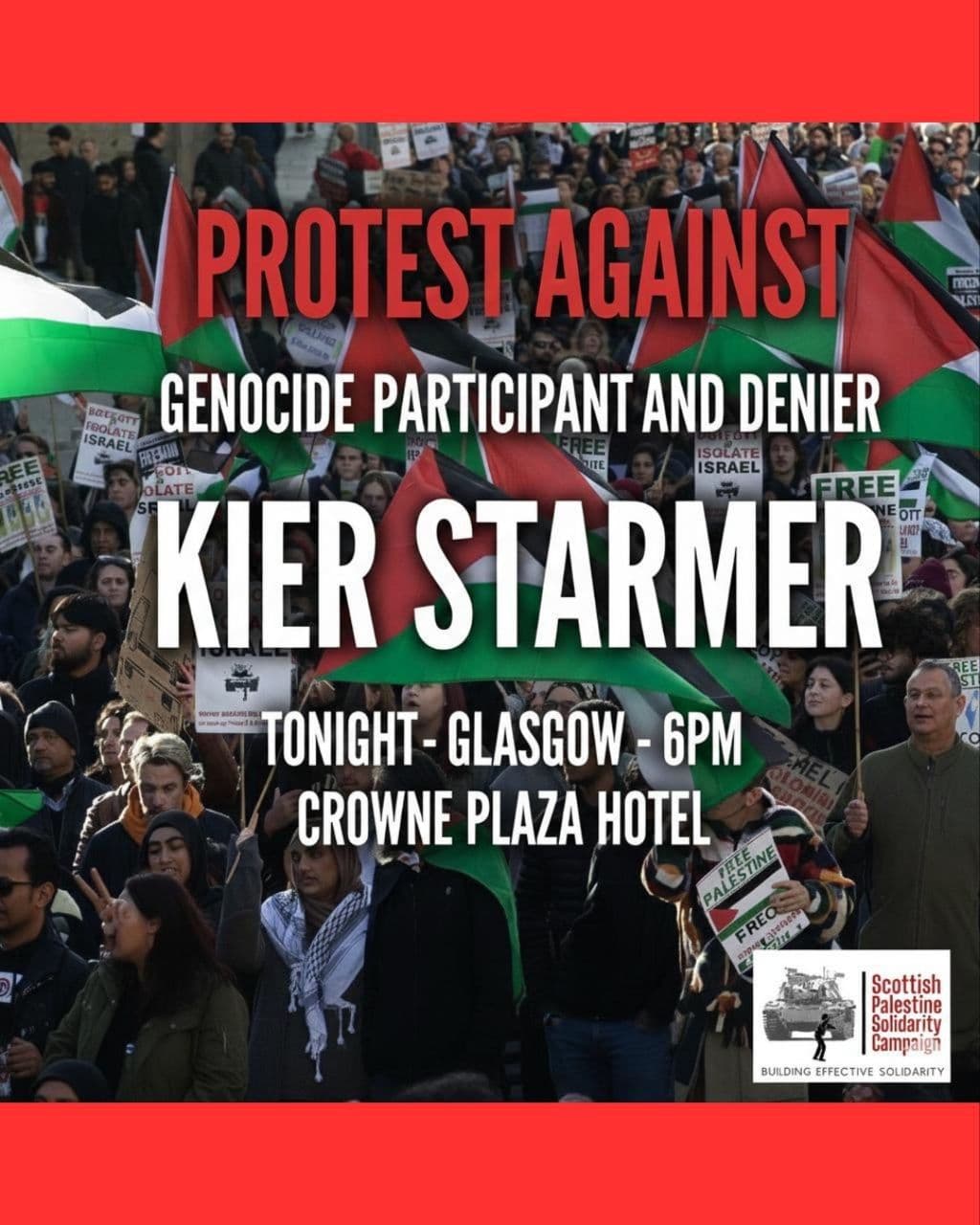 PROTEST AGAINST GENOCIDE PARTICIPANT AND DENIER