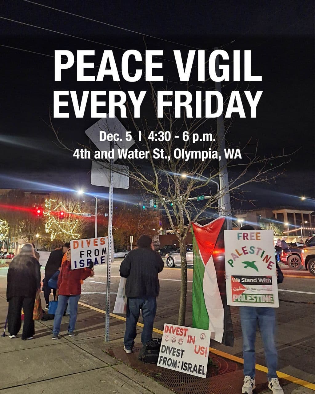 PEACE VIGIL EVERY FRIDAY