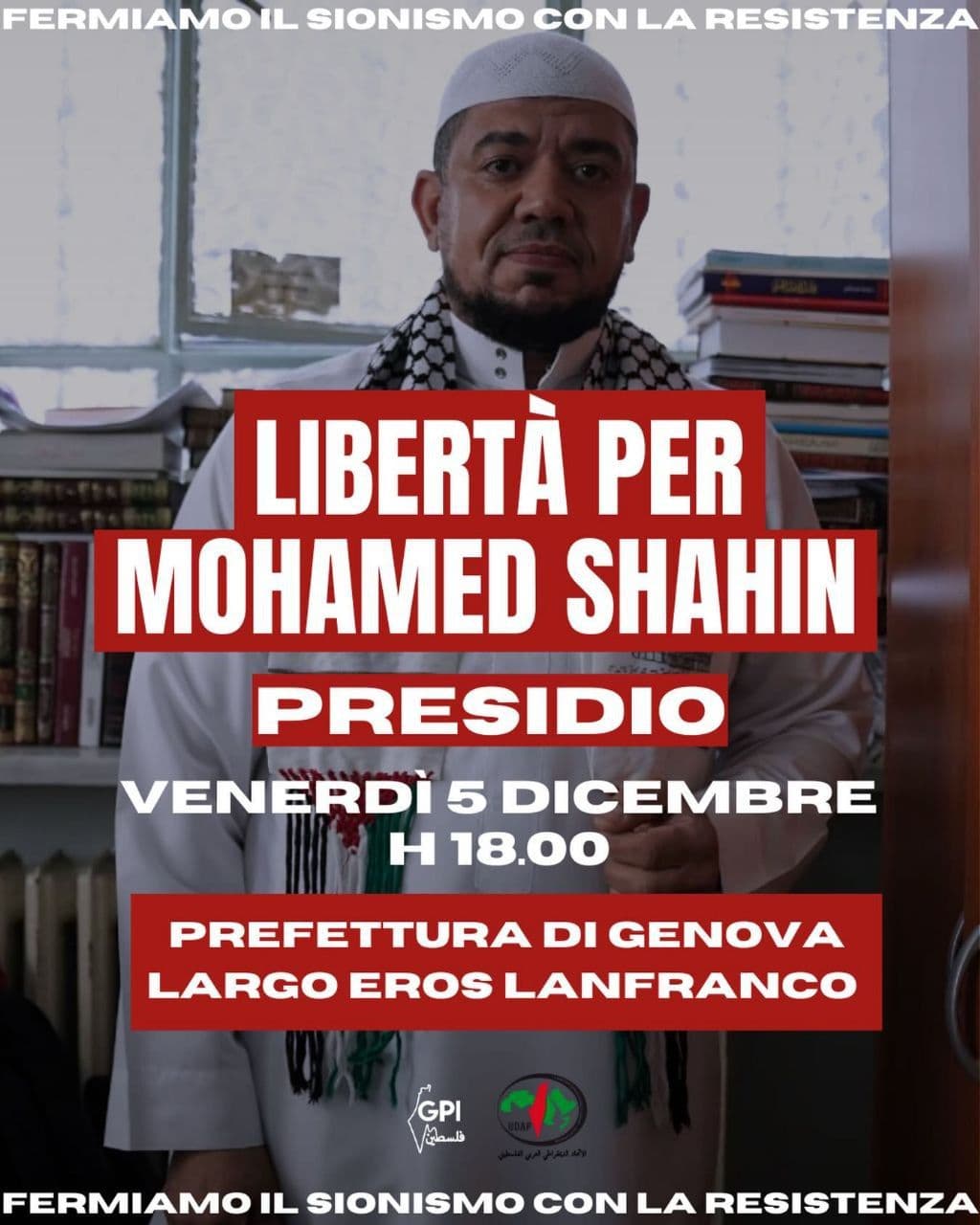 LIBERTÀ PER MOHAMED SHAHIN