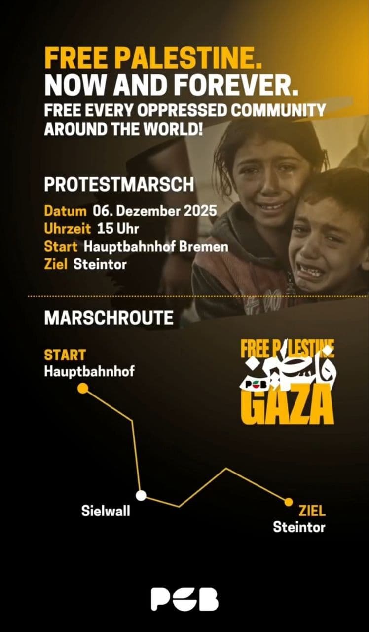 FREE PALESTINE. NOW AND FOREVER.