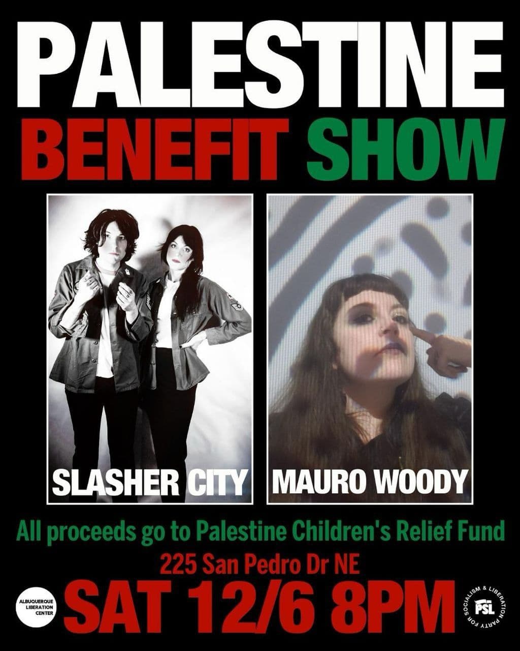 PALESTINE BENEFIT SHOW