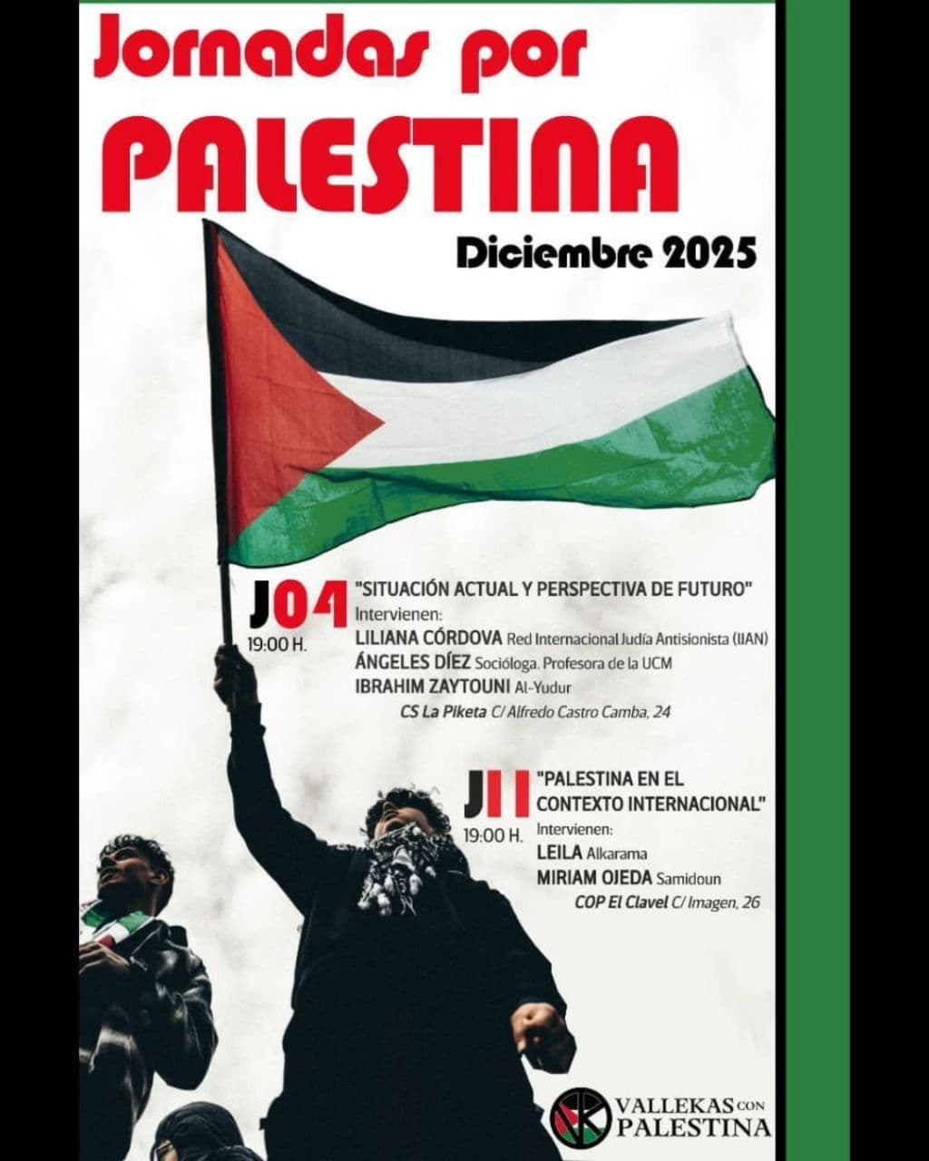 Jornadas por PALESTINA / 11 December