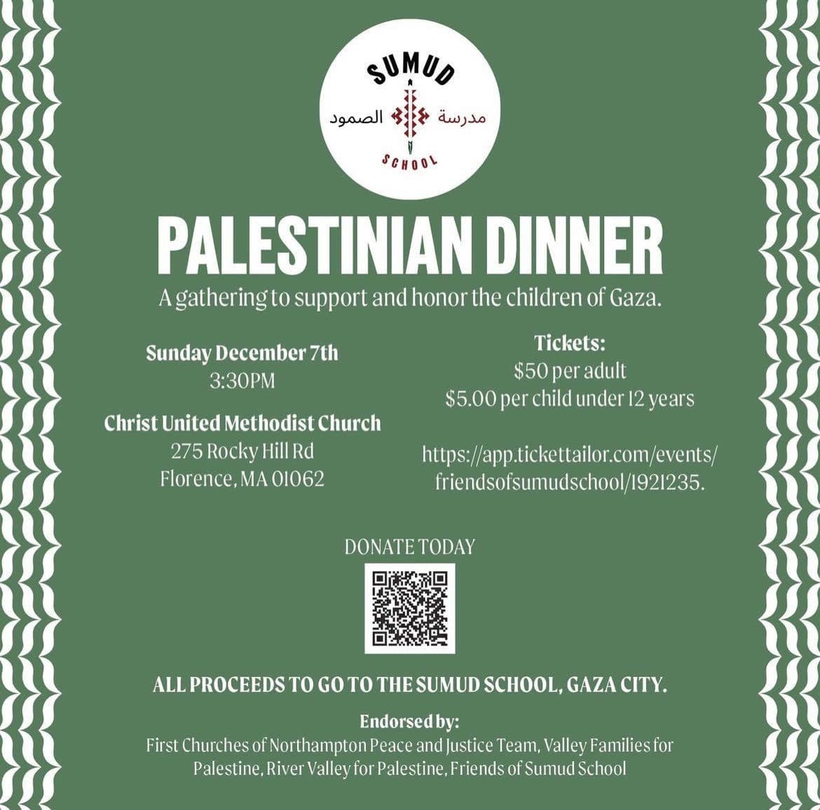 PALESTINIAN DINNER