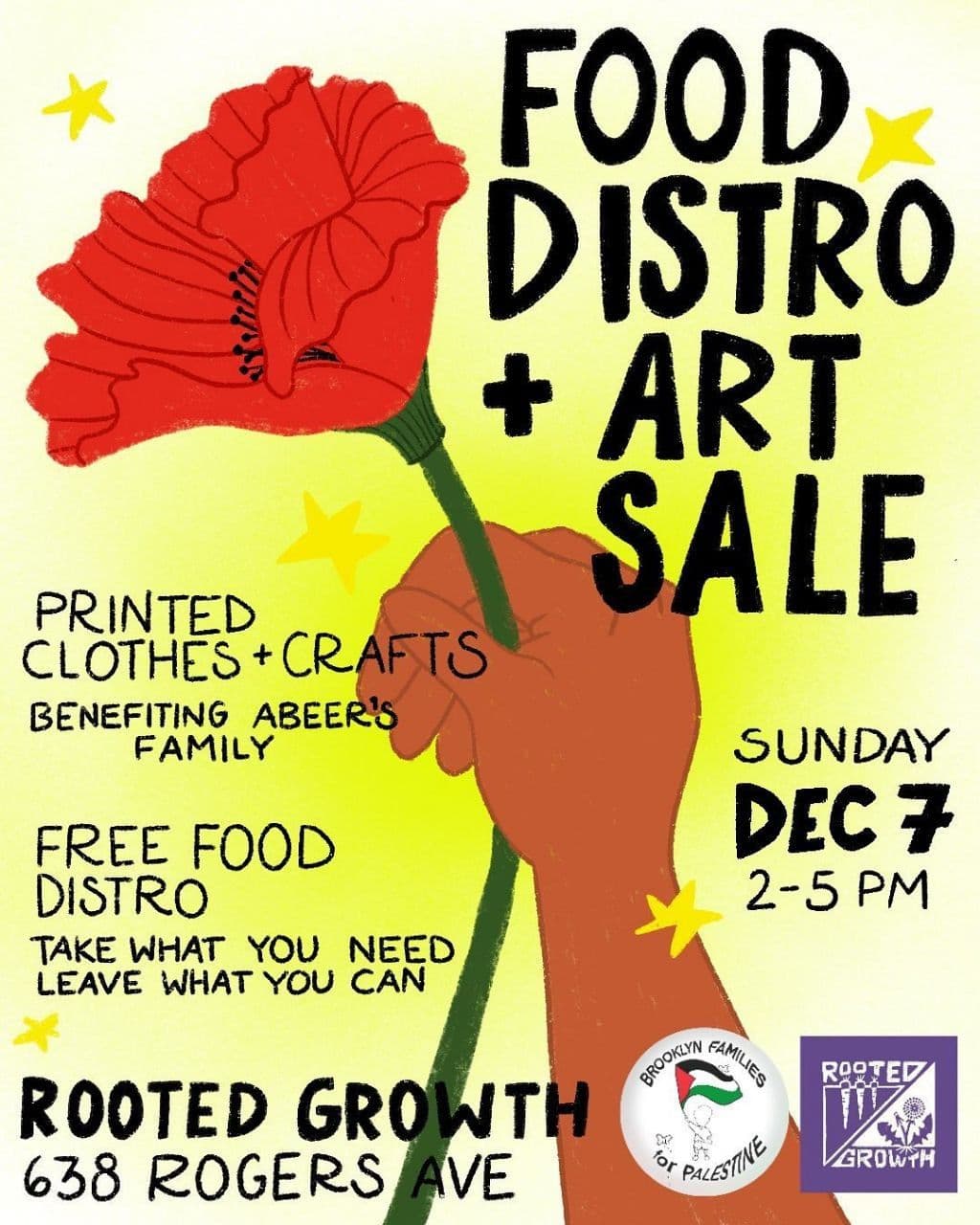 FOOD DISTRO + ART SALE