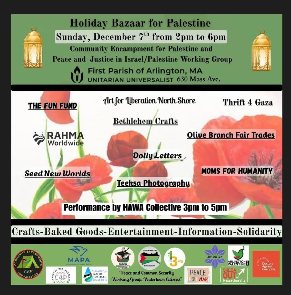 Holiday Bazaar for Palestine