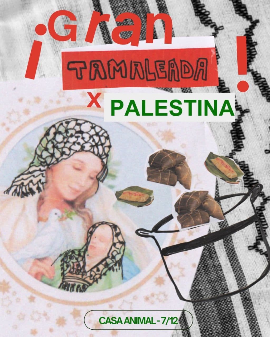 Tamaleada Vegana por Palestina