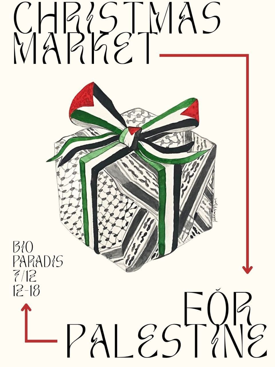 CHRISTMAS MARKET EOR PALESTINA 