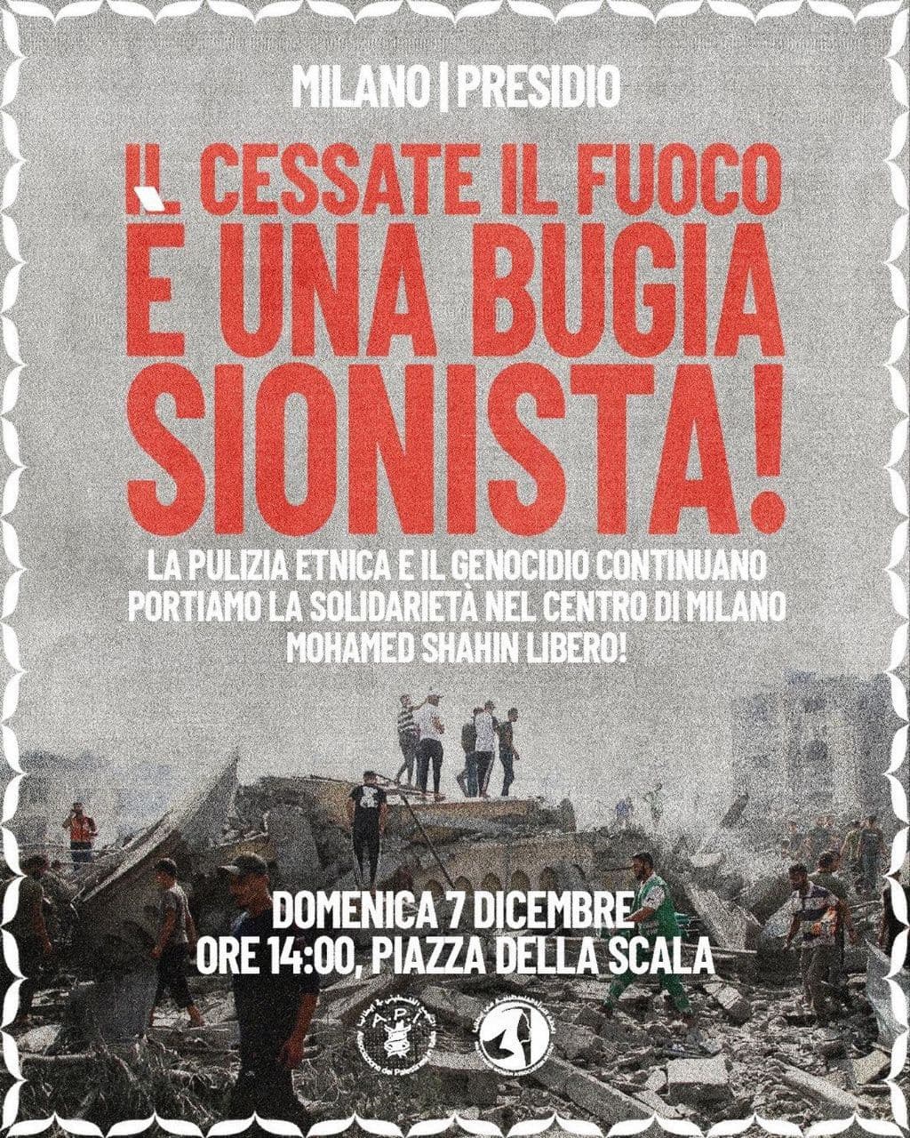 IL CESSATE IL FUOCO E UNA BUGIA SIONISTA!