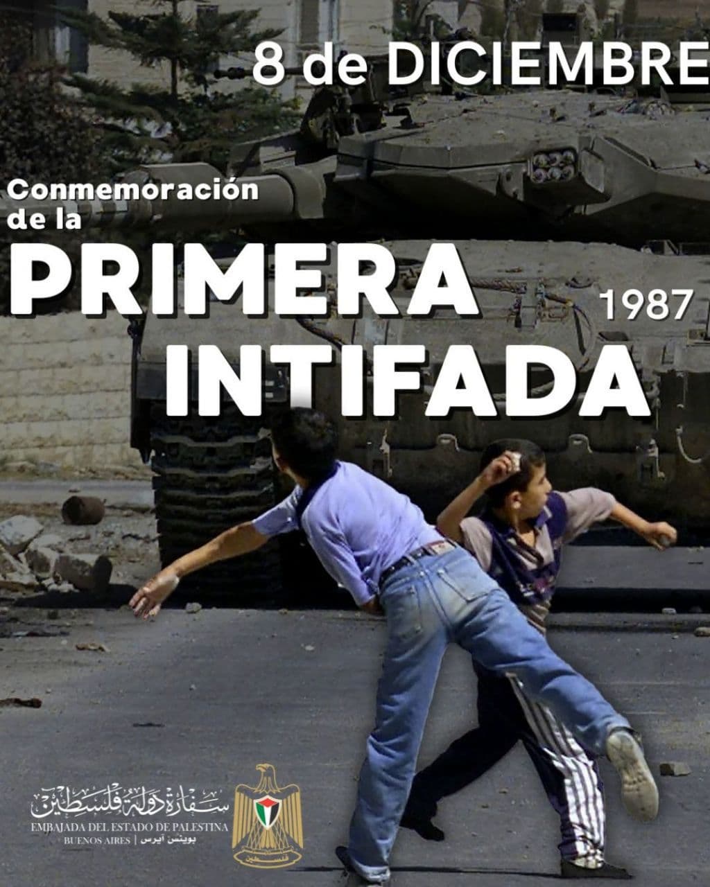 Conmemoración de la PRIMERA INTIFADA