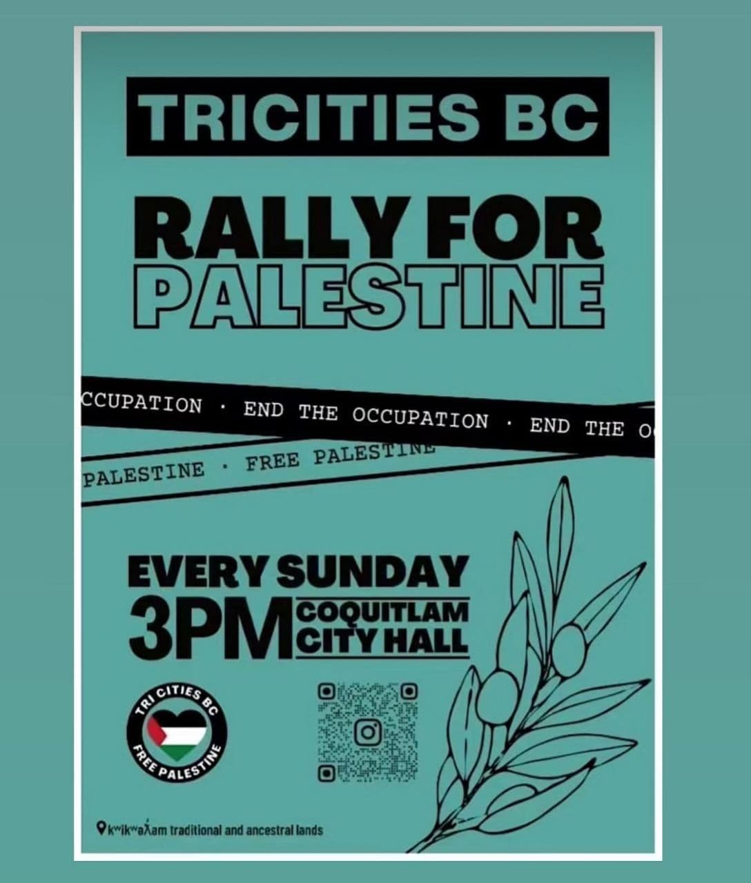 RALLY FOR PALESTINE