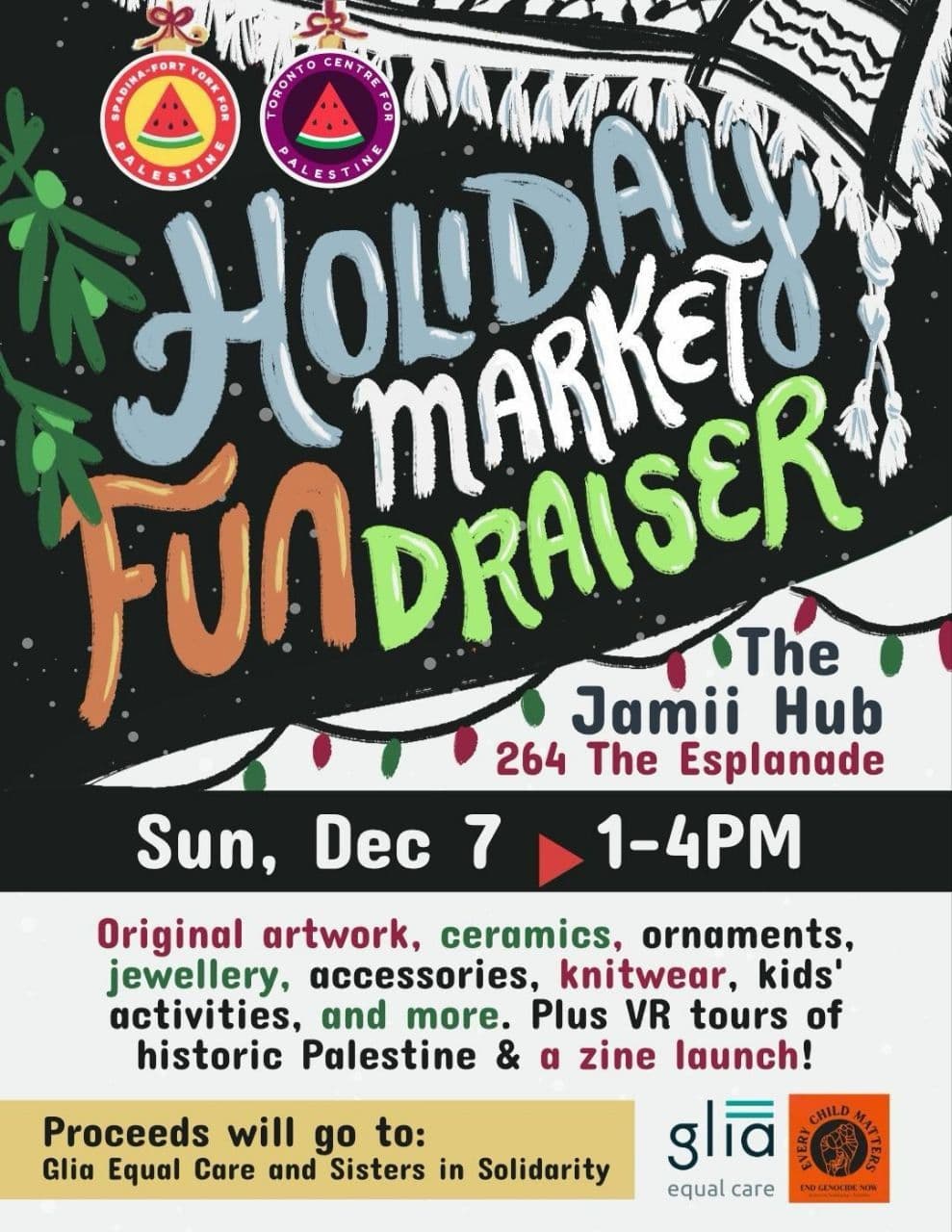 HOLIDAY MARKET FUN DRAISER