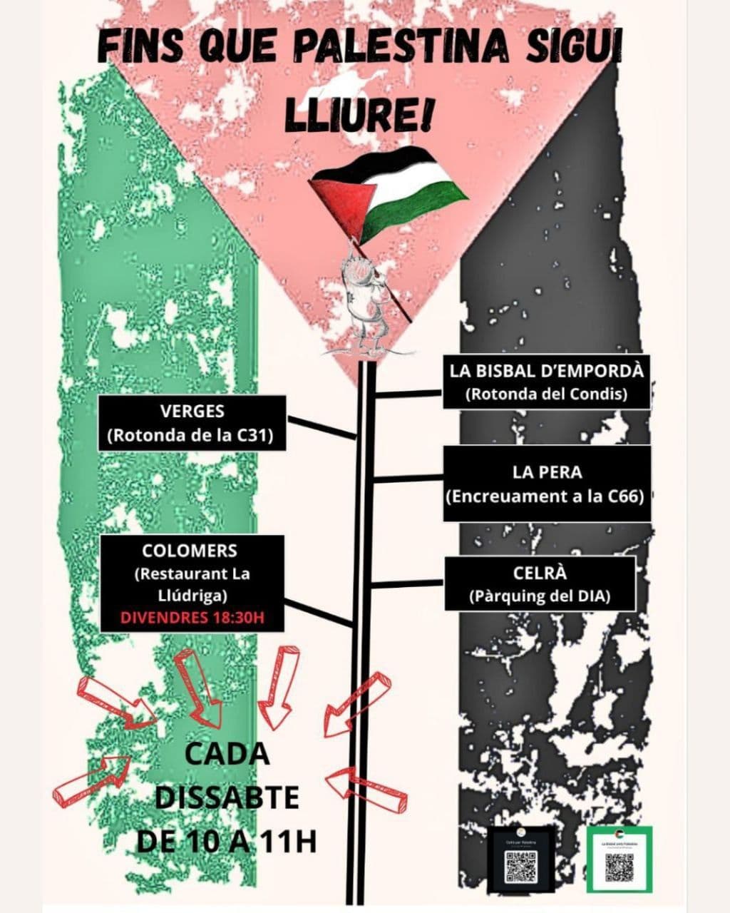 FINS QUE PALESTINA SIGUI LLIURE! / La Bisbal d'Empordà