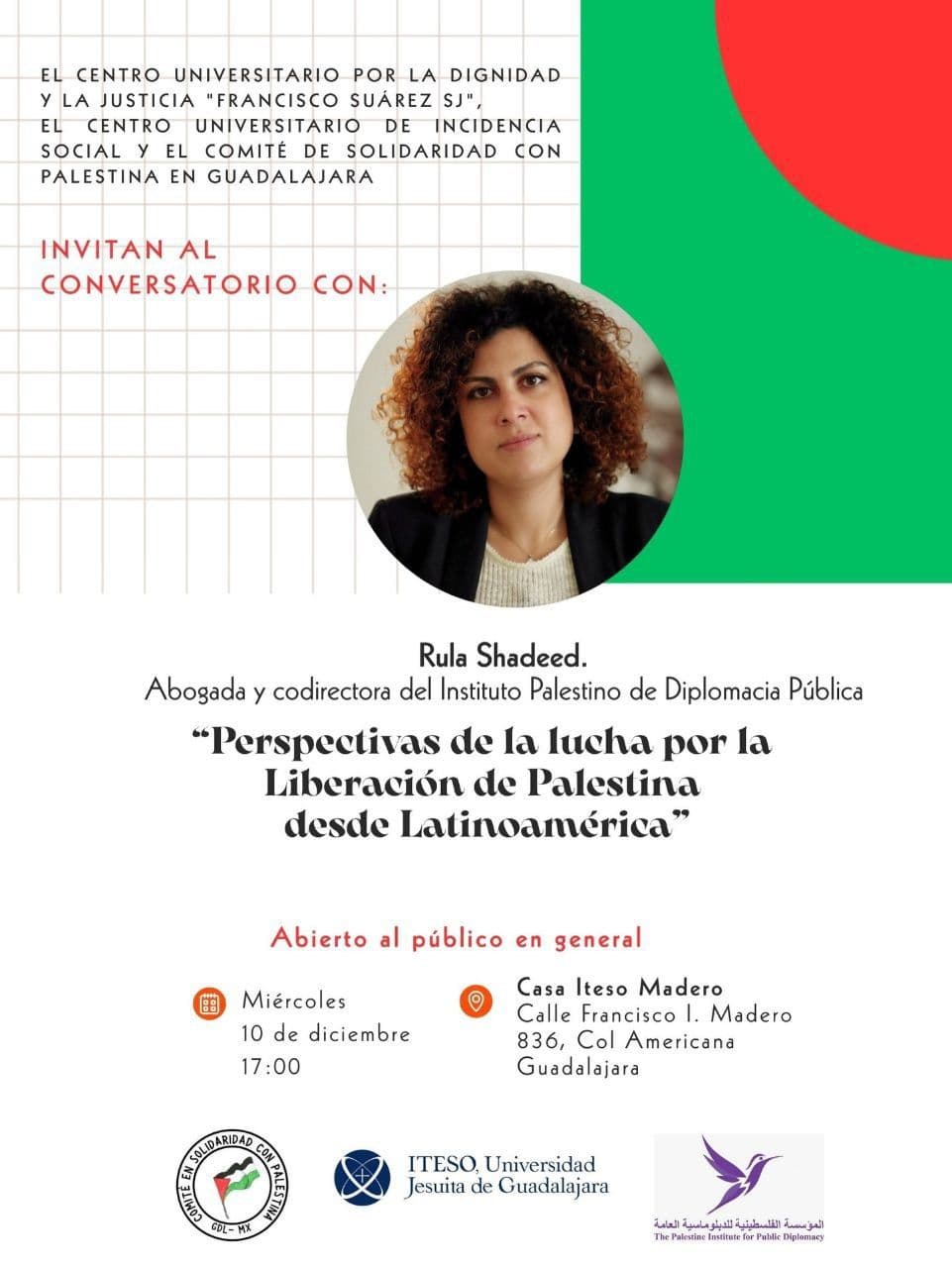 "Perspectivas de la lucha por la Liberación de Palestina desde Latinoamérica"