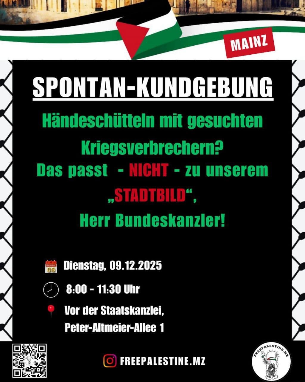 SPONTAN-KUNDGEBUNG