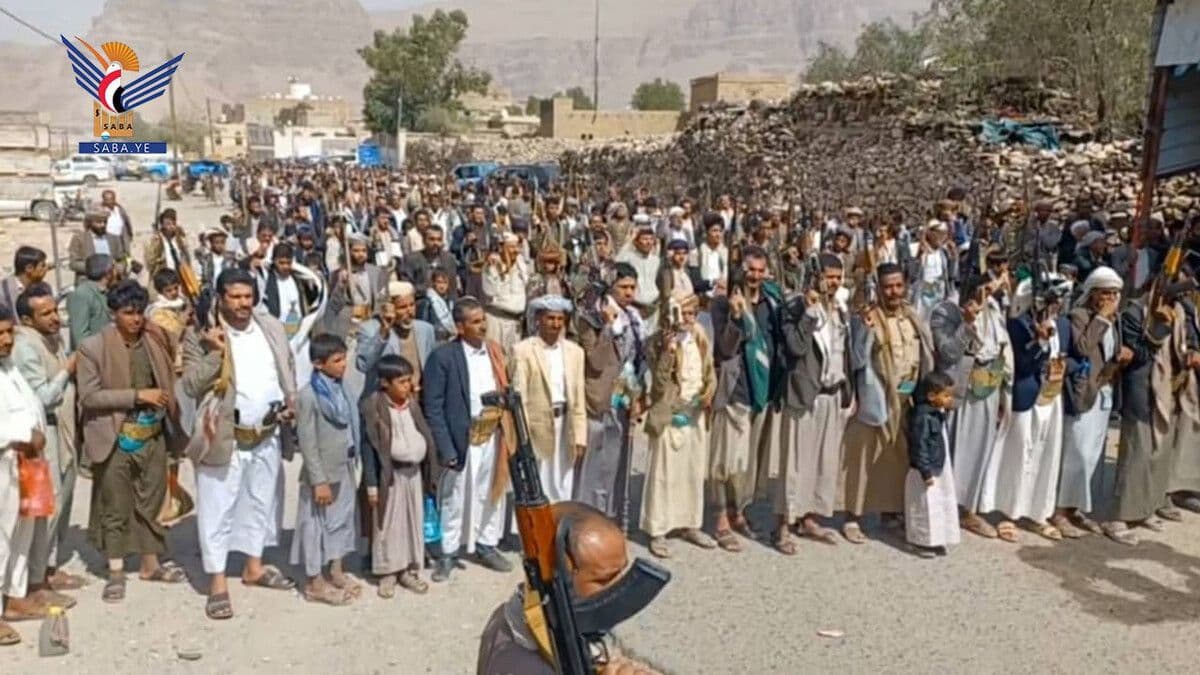 لن نتهاون أمام إبادة غزة واستباحة الأمة ومقدساتها (Al Harf, Amran)