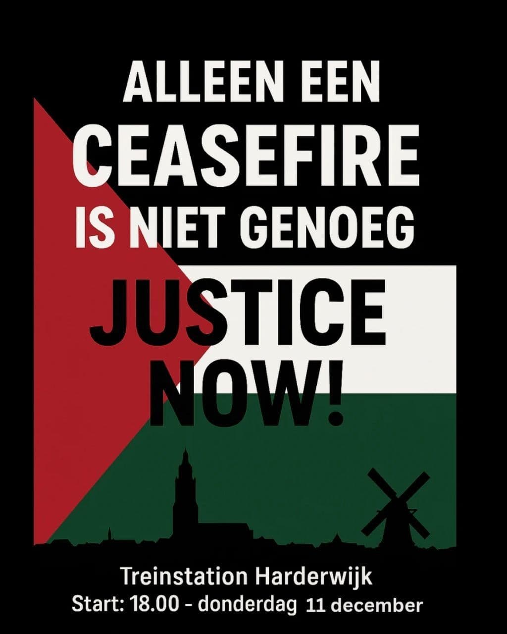 ALLEEN EEN CEASEFIRE IS NIET GENOEG