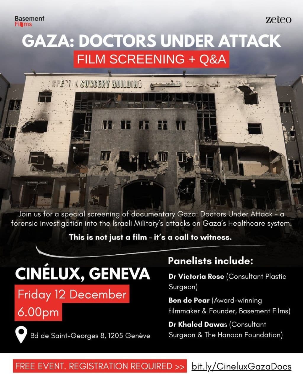 Gaza: DOCTORS UNDER ATTACK / Geneva