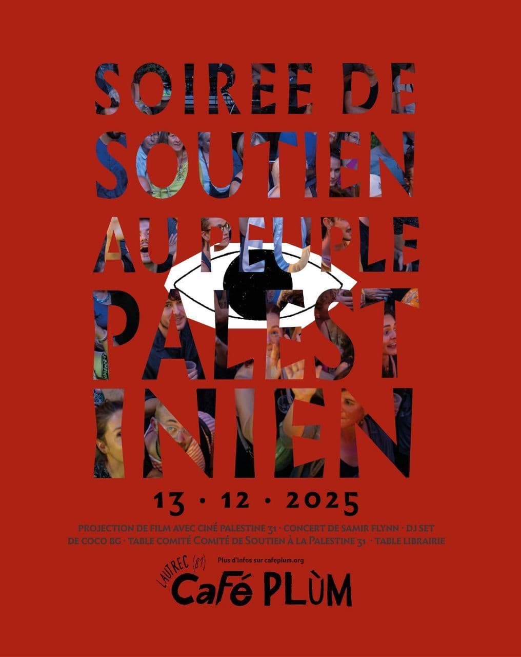 SOIREE DA SOUTIEN AU PEUPLE PALESTINEN