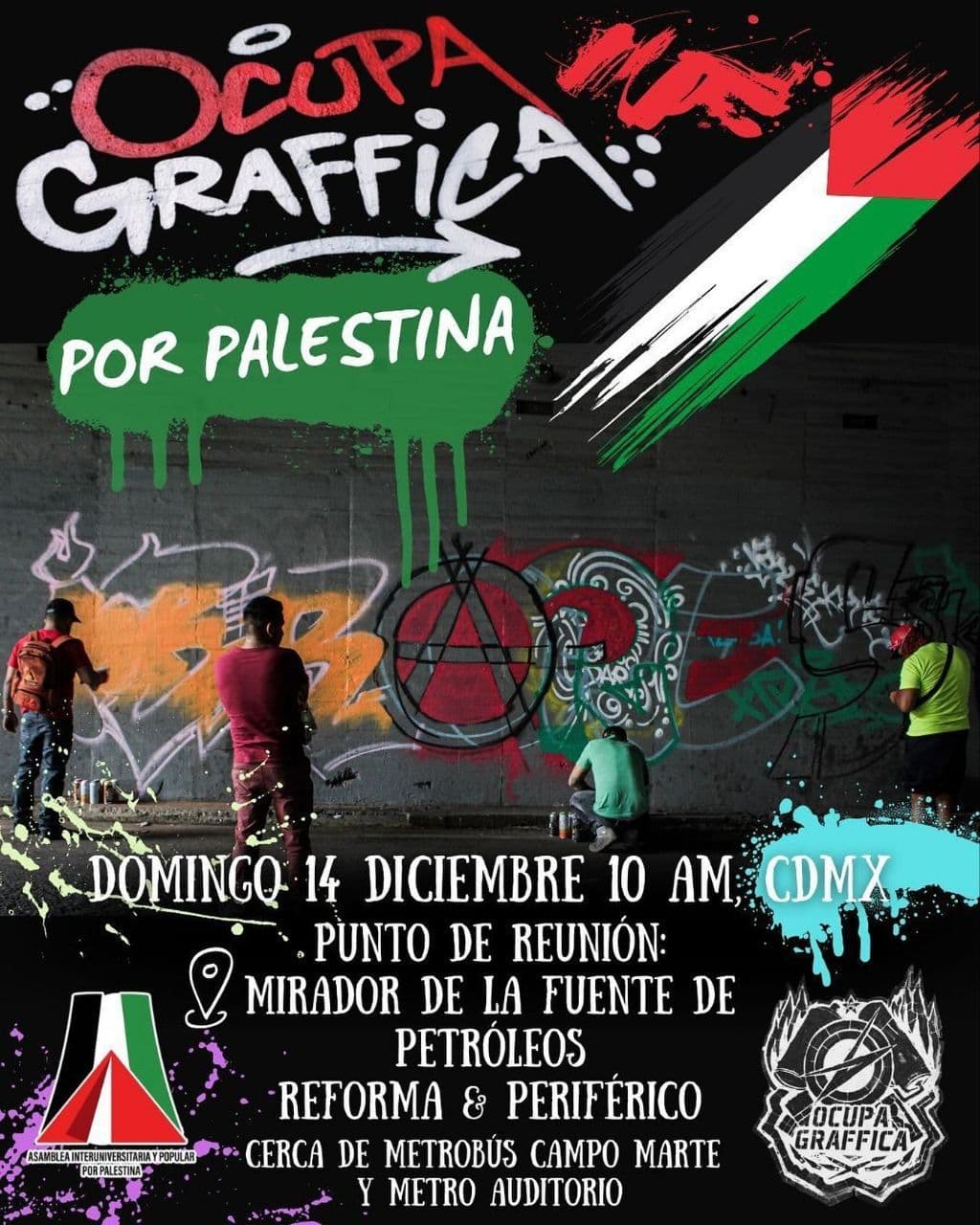 Ocupa Graff-ica por Palestina 