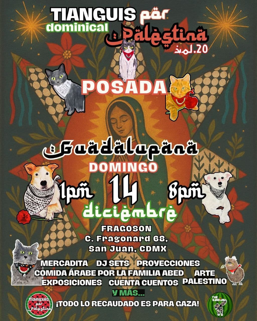 Posada Guadalupana por Palestina 