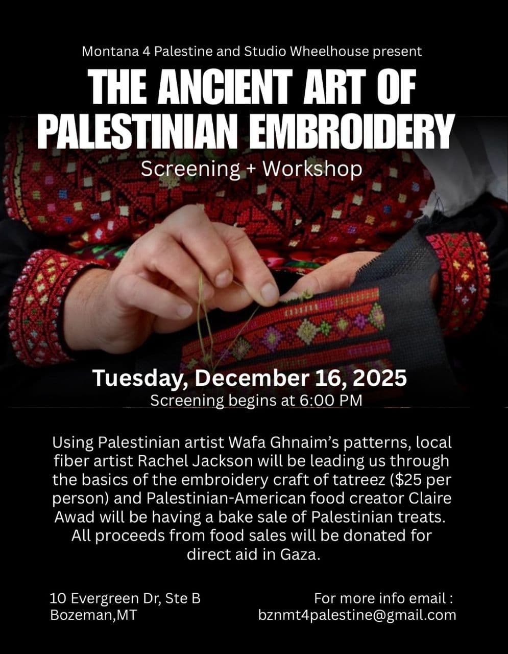 THE ANCIENT ART OF PALESTINIAN EMBROIDERY