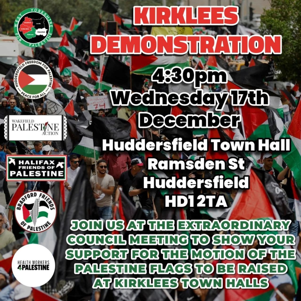 KIRKLEES DEMONSTRATION
