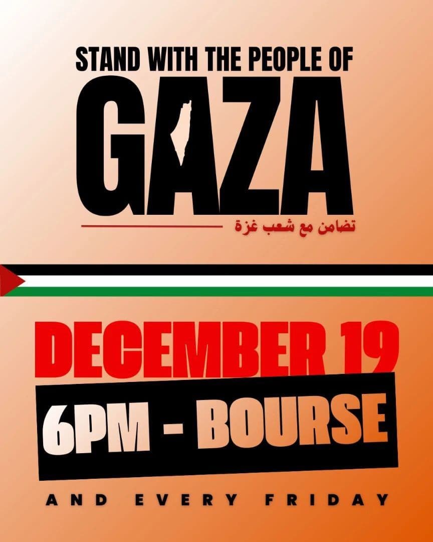 STAND WITH THE PEOPLE OF GAZA
