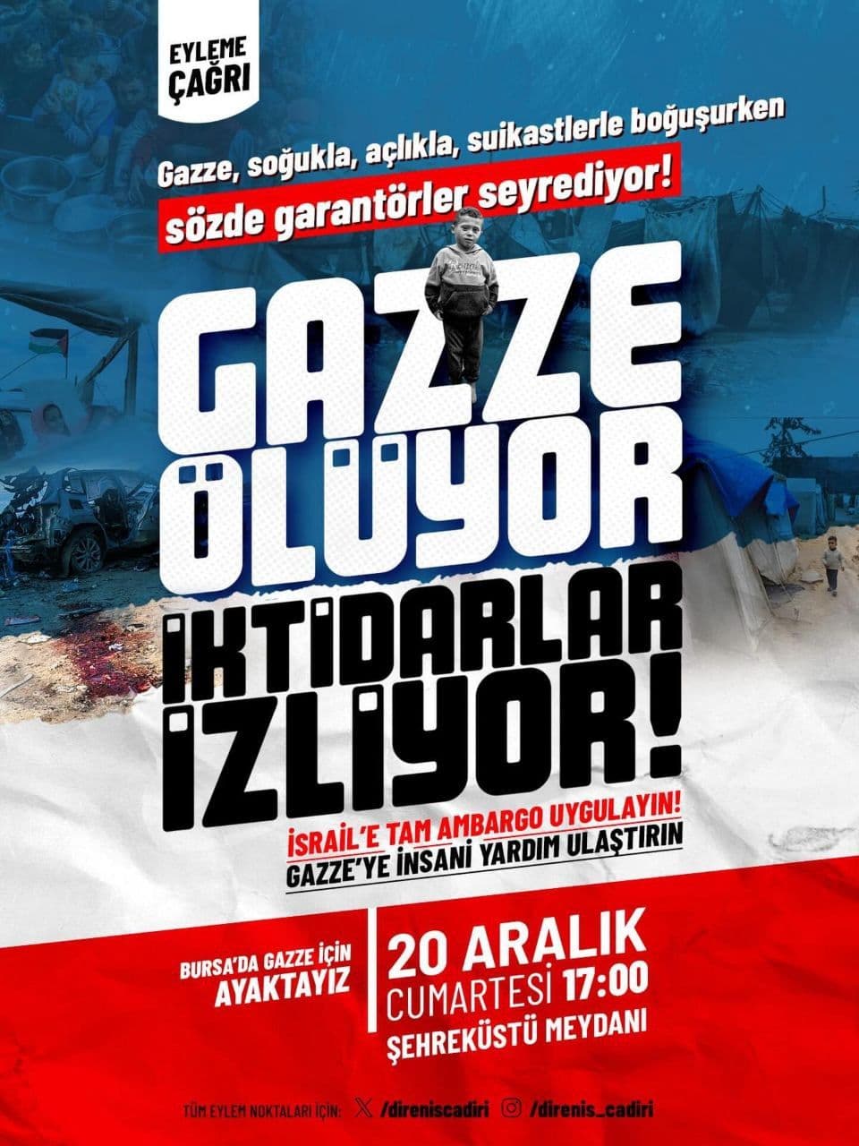 GAZZE OLUYOR IKTIDARLAR IZLIYOR