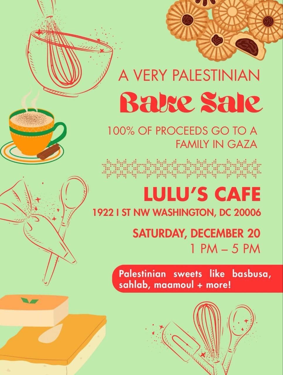 A VERY PALESTINIAN Bake Sale
