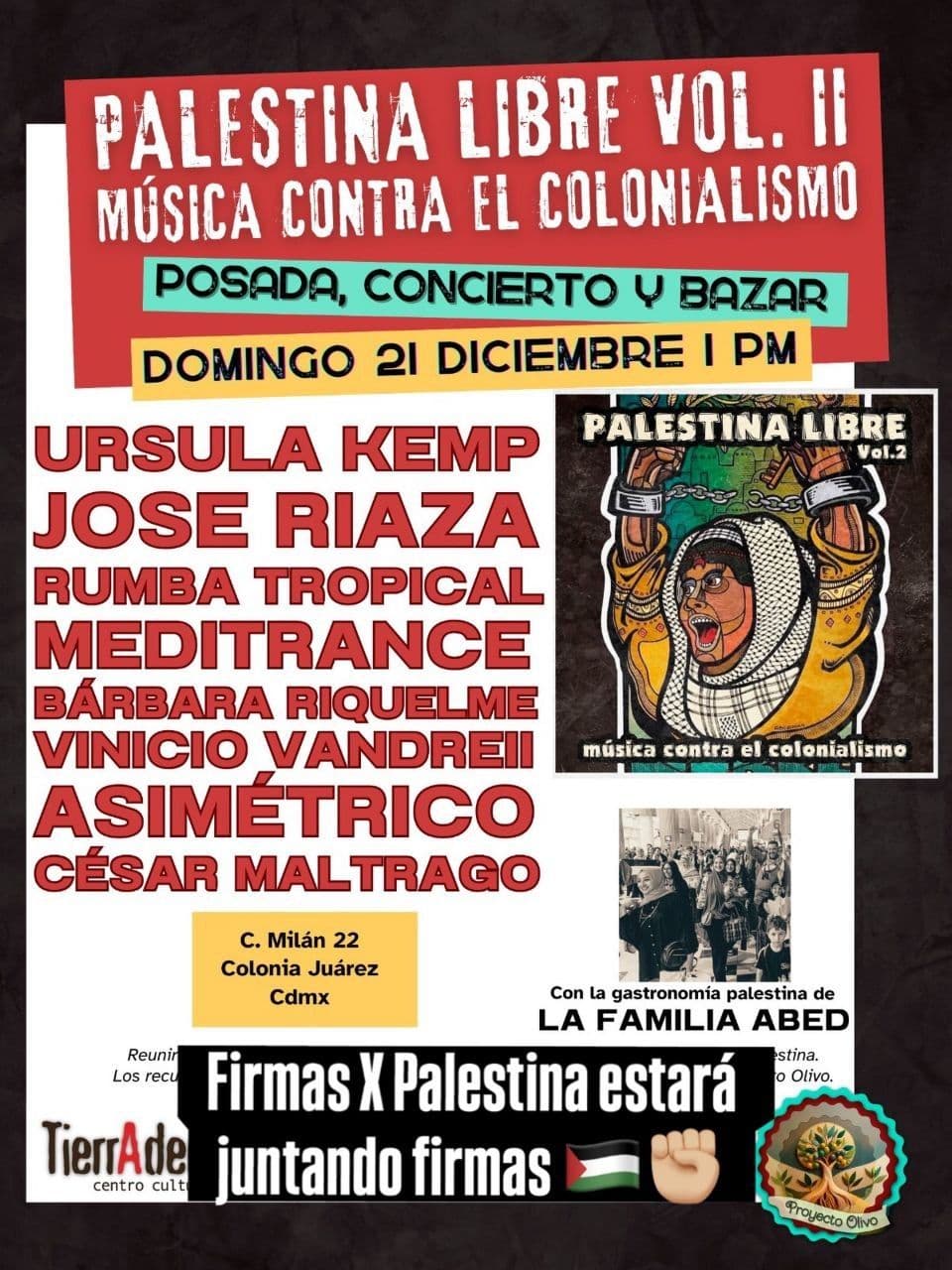 PALESTINA LIBRE VOL. II MÚSICA CONTRA EL COLONIALISMO