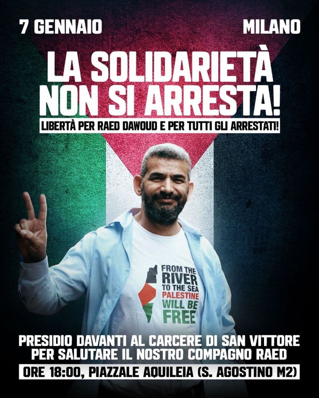 LA SOLIDARIETÀ NON SI ARRESTA!