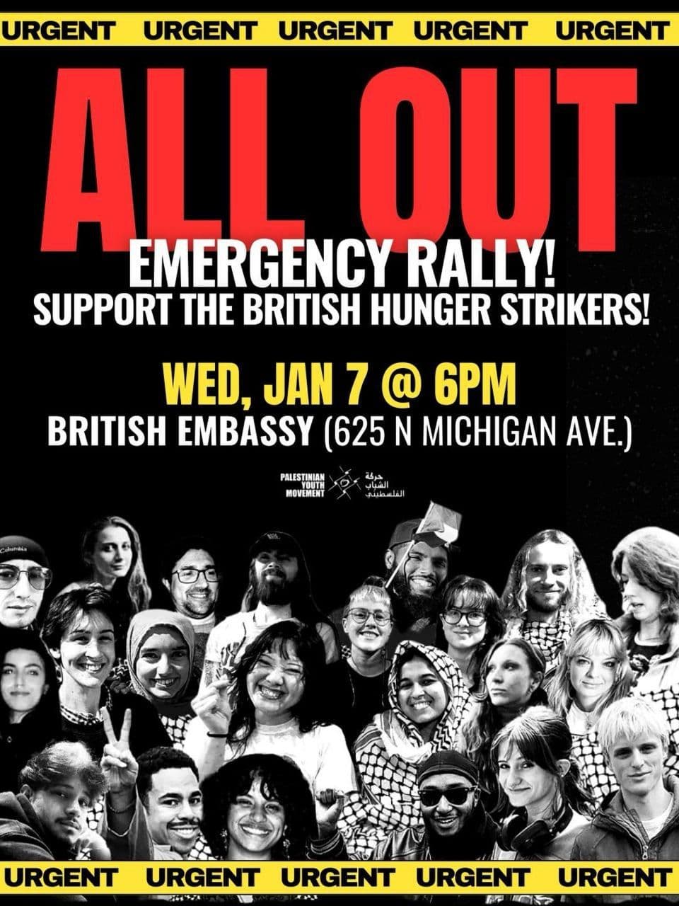 SUPPORT THE BRITISH HUNGER STRIKERS!