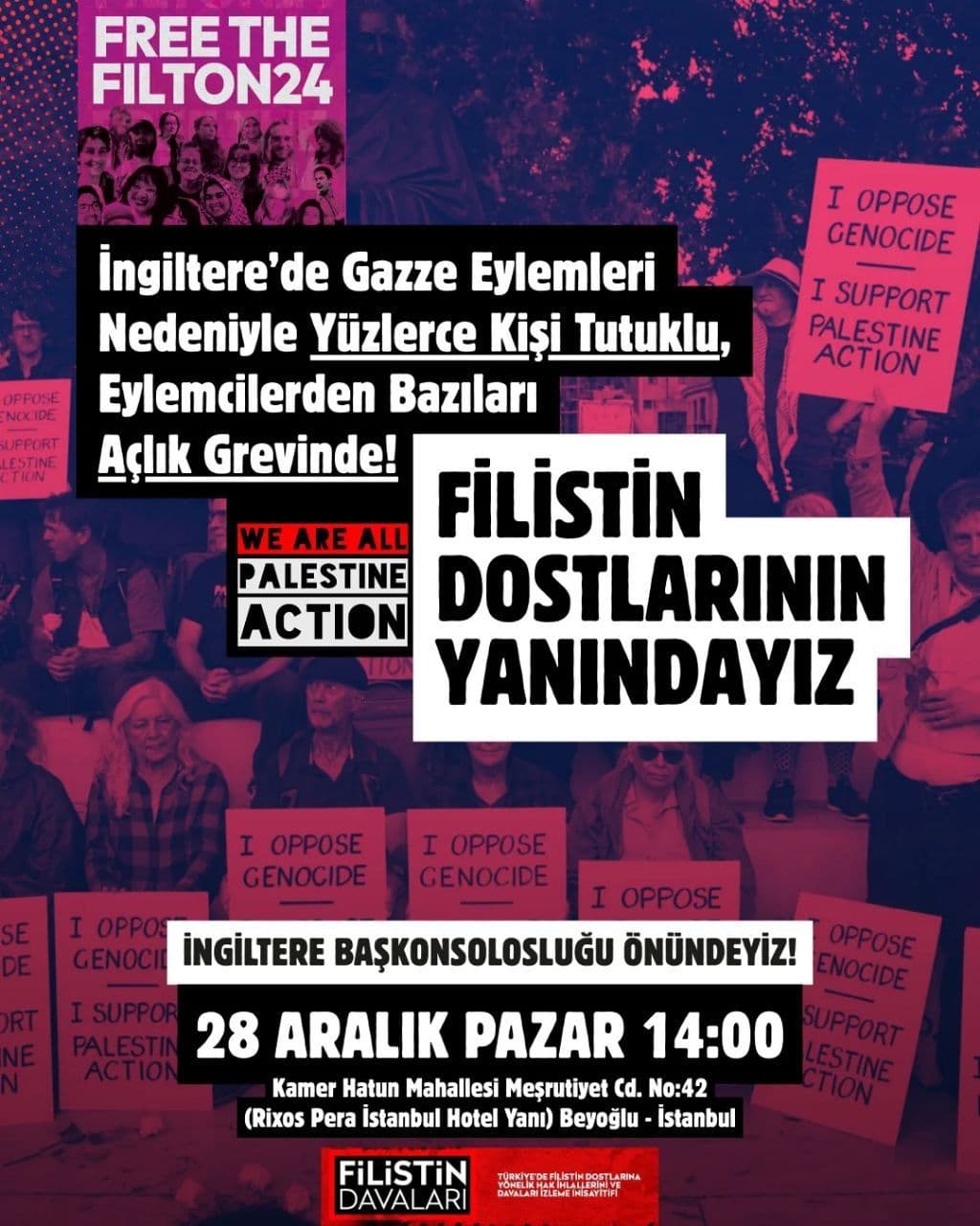 FiLISTIN DOSTLARININ YANINDAYIZ